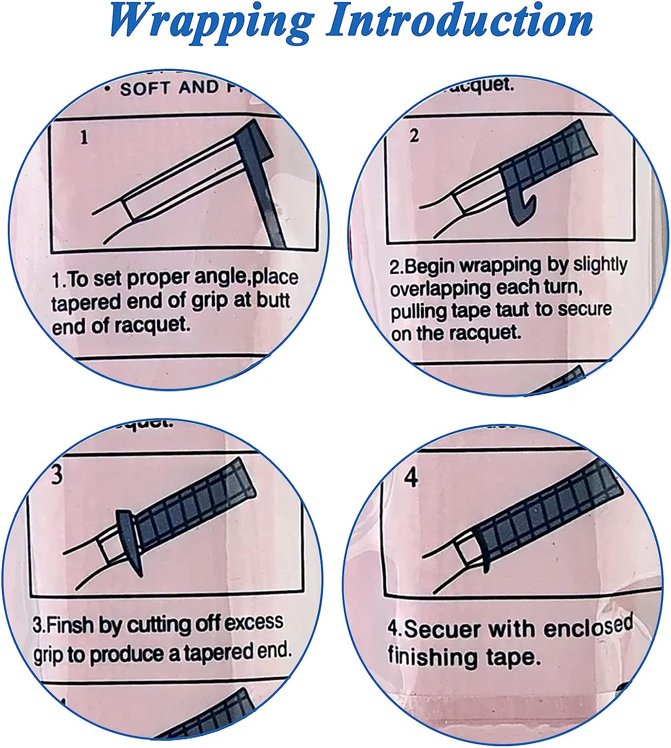 Cotton Towel Grip Super Absorbent-Towel - Tennis Racket Overgrip Anti-Skid Racquet Grip Sweatband Tape Overgrip Wraps for Tennis Badminton Bike Handle Purple