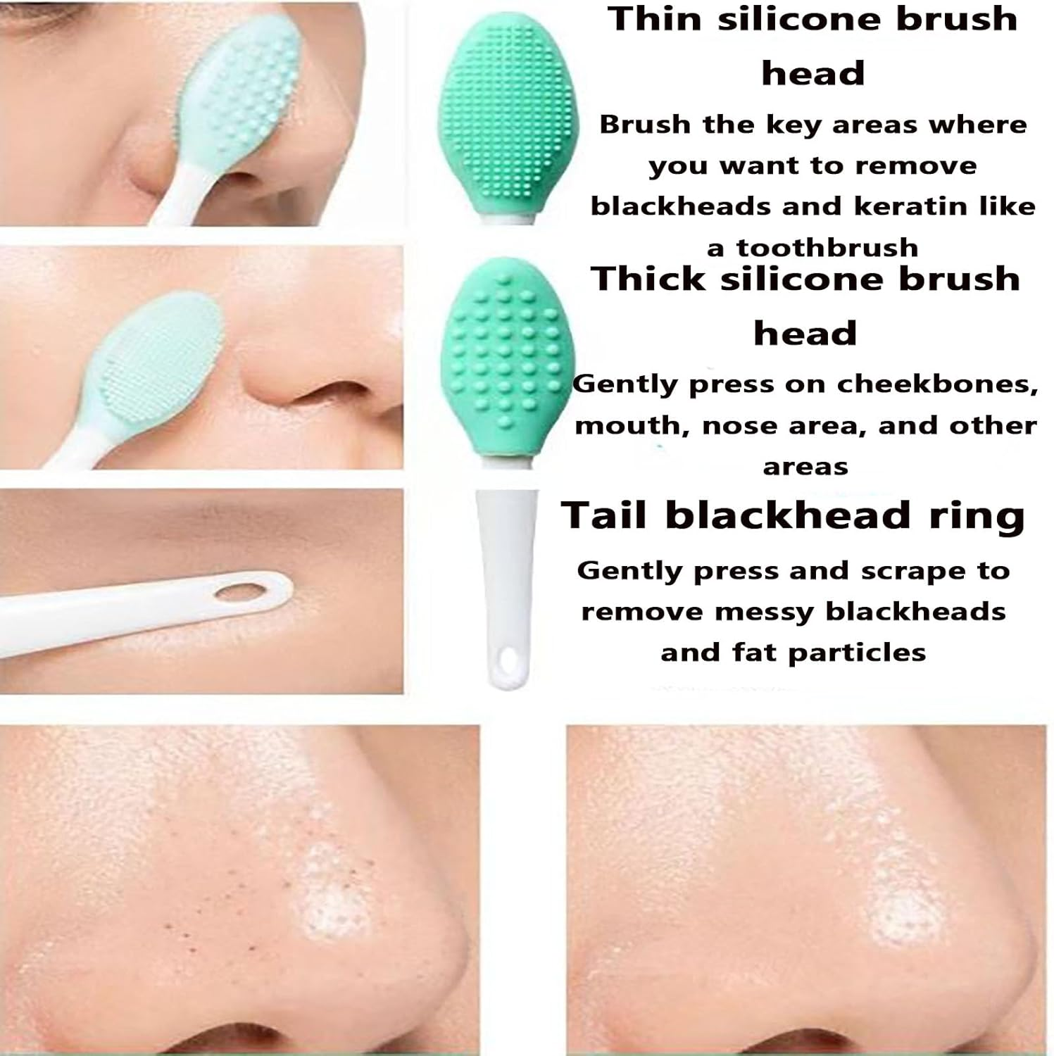 SYGELER 5-Pack Double-Sided Silicone Lip Scrub Brushes &ndash; Gentle Exfoliating Tool for Lip Lightening, Dark Lips Care & Softening | Men/Women Reusable Lip Exfoliator Kit image number 4