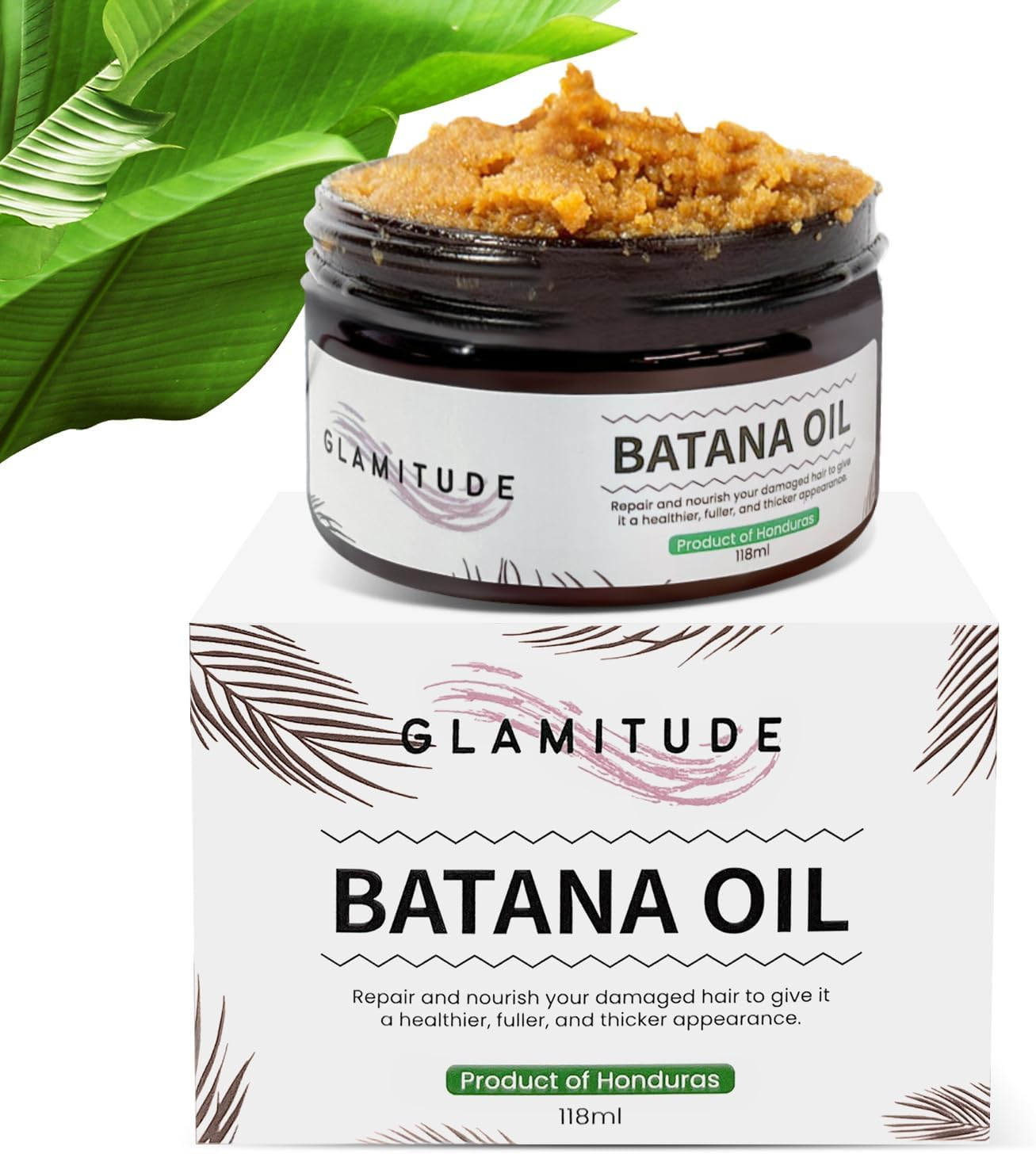 Batana Oil Hair Growth Oil &ndash; Pure & Natural Batana Wild Harvested | Unrefined Batana from Honduras | Nourishing Hair & Scalp Treatment | Moisturizing Body Serum | 118Ml image number 6