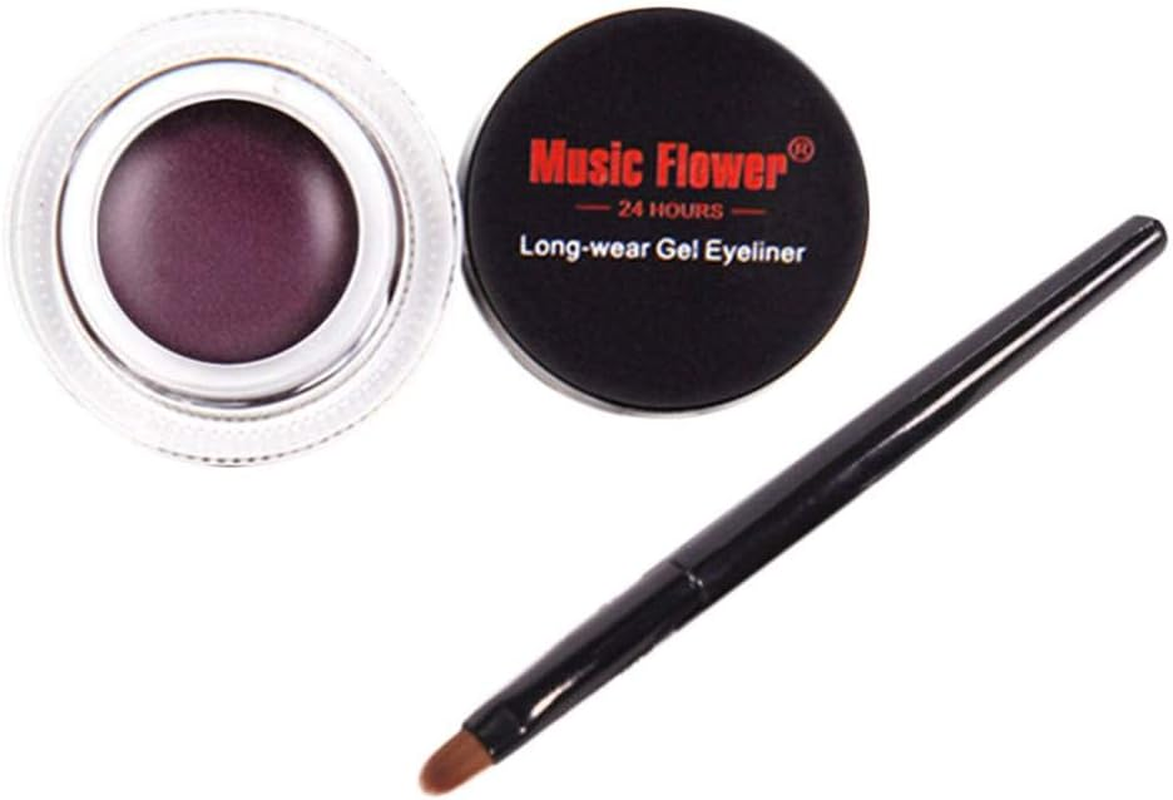 Waterproof Eyeliner Gel Eye Makeup Cream Cosmetics Portable Multifunctional Palette Eye Liner Cream Purple