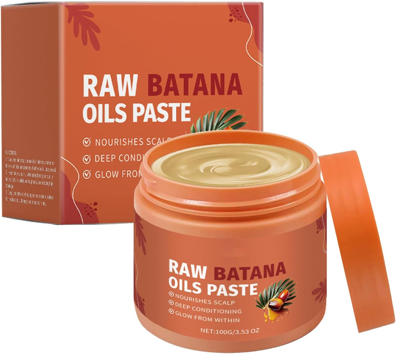 Raw Batana Oil Paste for Hair &ndash; 2025 New Raw Batana Oil Paste for Thicker, Stronger, Healthier Shine, Prevents Hair Loss, Repair Split Ends & Nourishes Hair Roots for Men & Women (1) image number 5