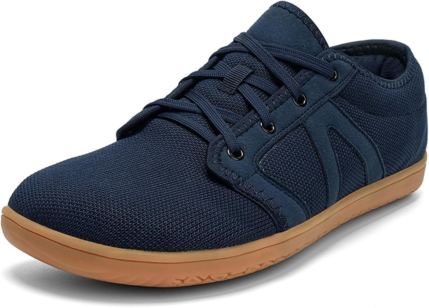 FLIOZY Men'S Fashion Wide Minimalist Barefoot Casual Walking Lace up Shoes Trail Runner Sneakers image number 3