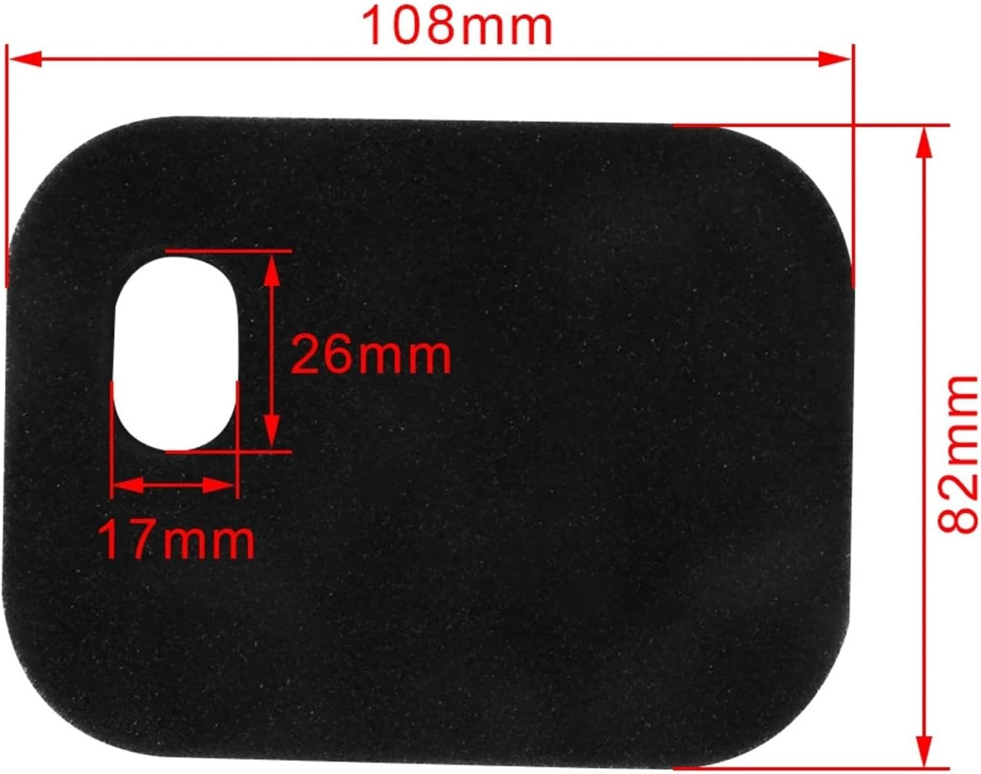 2Pcs Foam Air Filter Cleaner for Y-M-H PW50 PW 50 PEEWEE Dirt Bike Kids Bike 4X4-14451-00-00 Accessories