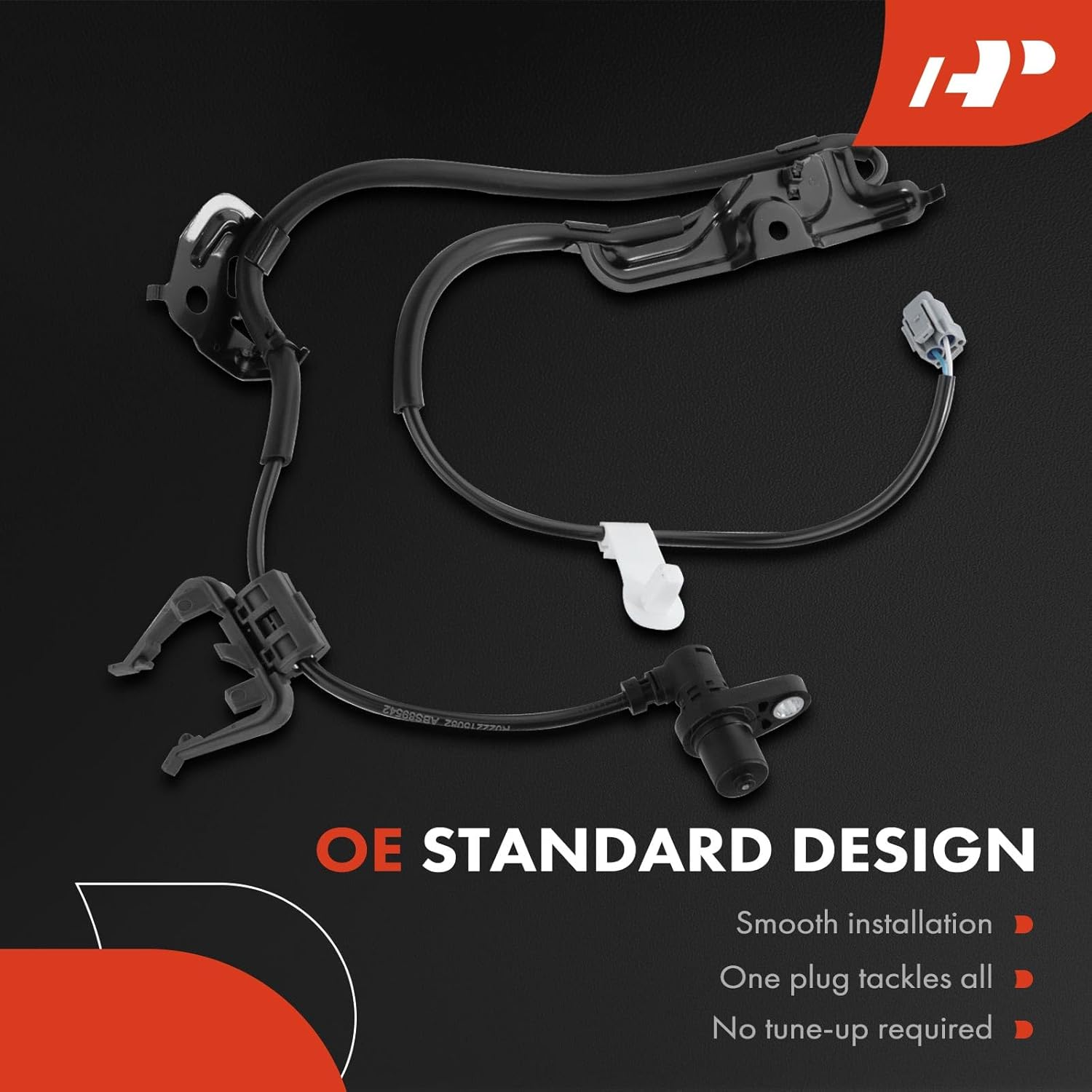 A-Premium ABS Wheel Speed Sensor Compatible with Toyota & Lexus Models - Camry 2006-2011, ES350 2007-2011 Sedan - Front Driver and Passenger Side, Replace# 89543-33080, 89542-33090 image number 2