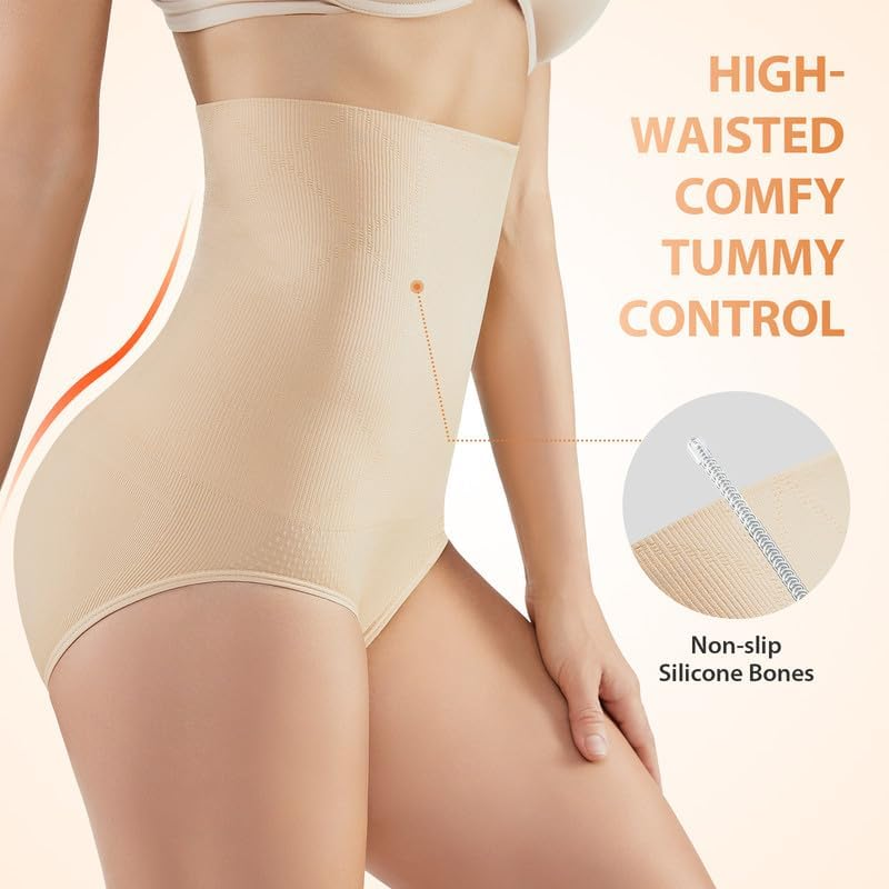 SIMIYA Shapewear for Women Tummy Control High Waisted Body Shaper Shorts Slimmer Sexy Shapewear image number 3