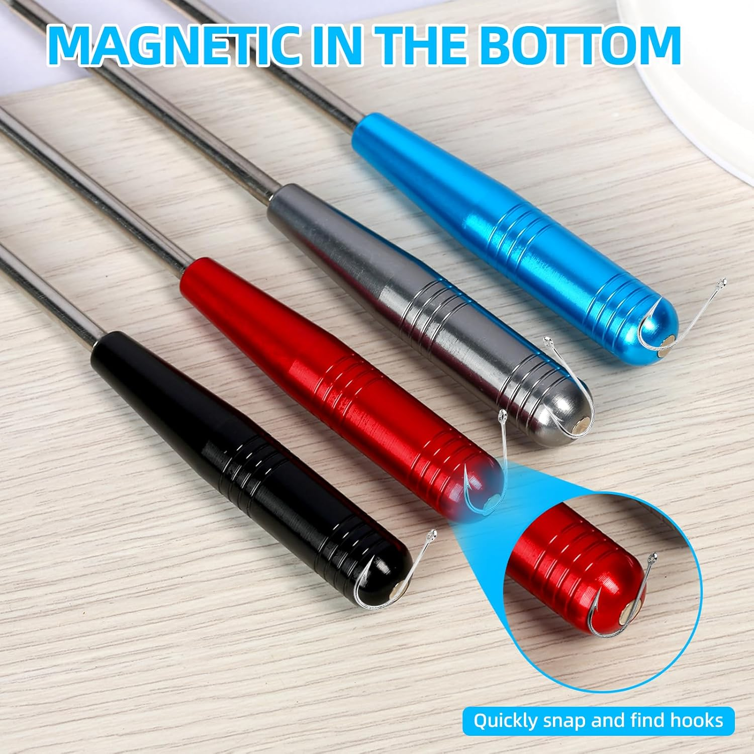 Lianup Fish Hook Remover Tool,Fishing Hook Quick Removal Device,Fishing Gear Security Extractor Equipment Kits for Adult,Hook Extractor Accessories Tools with Storage Tube,4Pcs Mulit image number 5