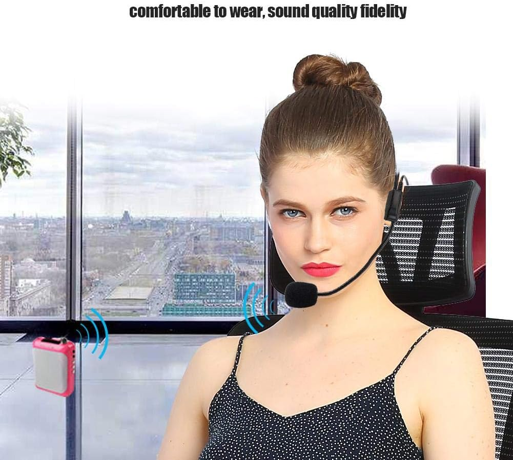 Annadue 3-Pin XLR Headset Microphone, Mini Professional Wireless Microphone, for Sports, Performances, Police, Telephone Operators, Speakers, Telephones and Other Situations. image number 5