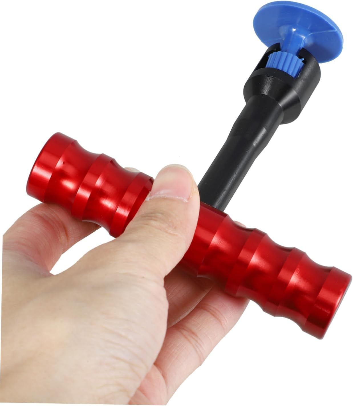 PLAFOPE T-Handle Dent Puller and Dent Remover Tool Set for Automotive Body Repair with Mini T-Bar and 18 Puller Tabs for Sturdy Grip Design for Efficient Hail Damage Fixing image number 5