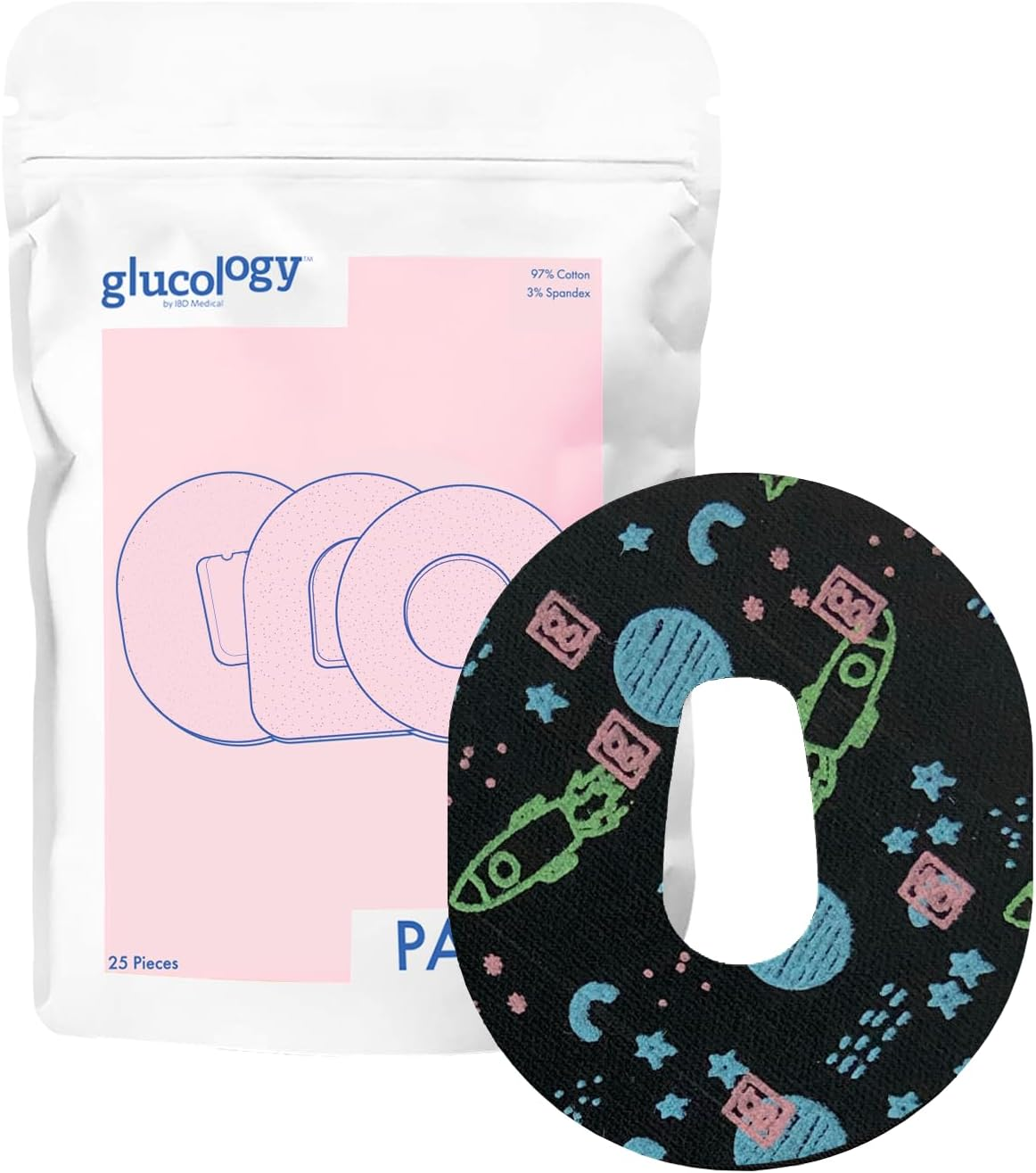 25 X CGM Patches for Dexcom G6 | Adhesive Patch | Pre-Cut CGM Patches | Premium Continuous Glucose Monitor Protection | Waterproof Tape | Diabetes and Diabetic Supplies | Planets&hellip;