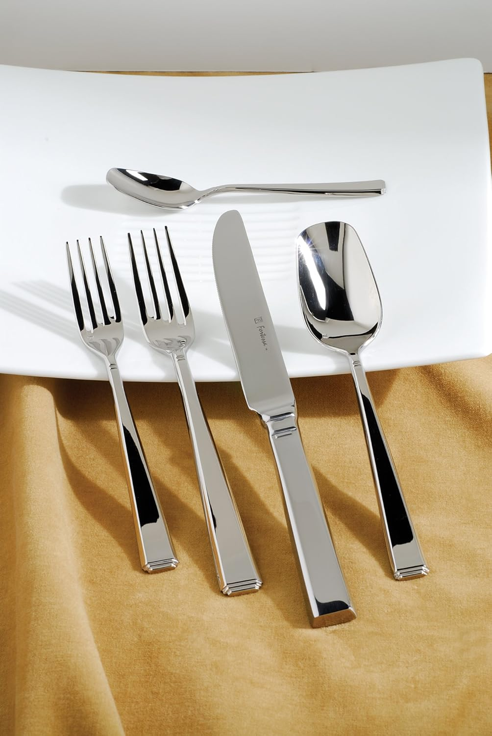 Fortessa Scalini 18/10 Stainless Steel Flatware, 5 Piece Place Setting, Service for 1 image number 1