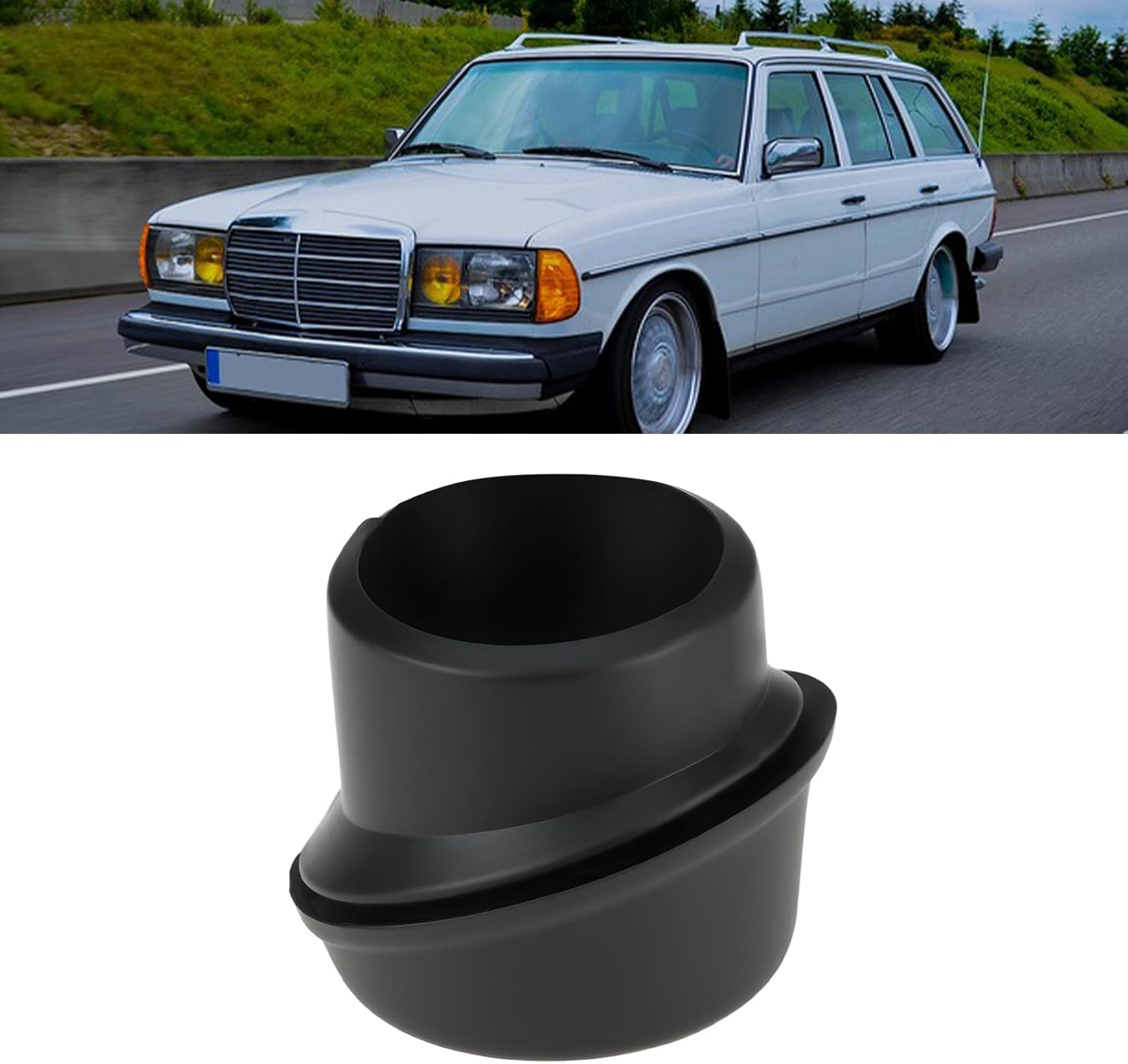 Rear Left Antenna Seal A1268271598 1268271598 Compatible with Mercedes-Benz 23 Sedan W123 Coupe C123