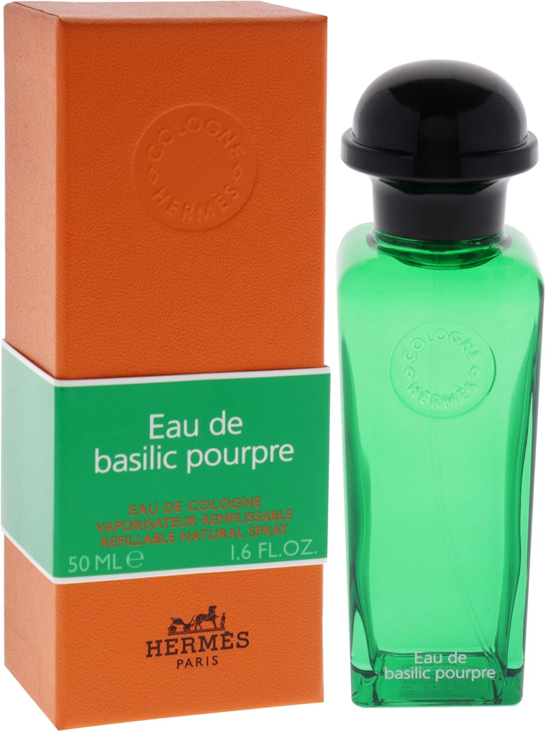 Eau De Basilic Pourpre by Hermes for Women - 1.6 Oz EDC Spray (Refillable) image number 1