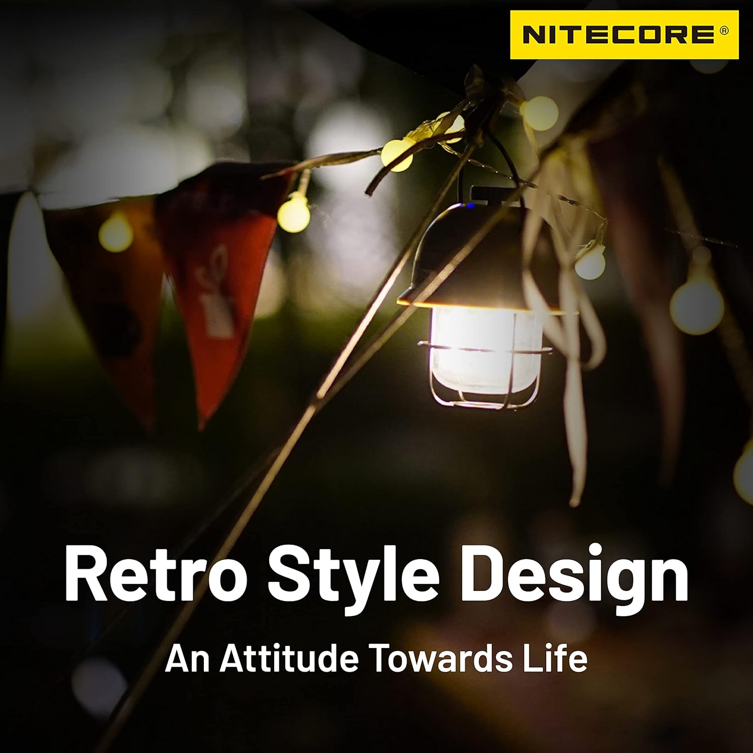 NITECORE LR40 White Multifunctional USB-C Rechargeable Camping Lantern with NITECORE Tag image number 6