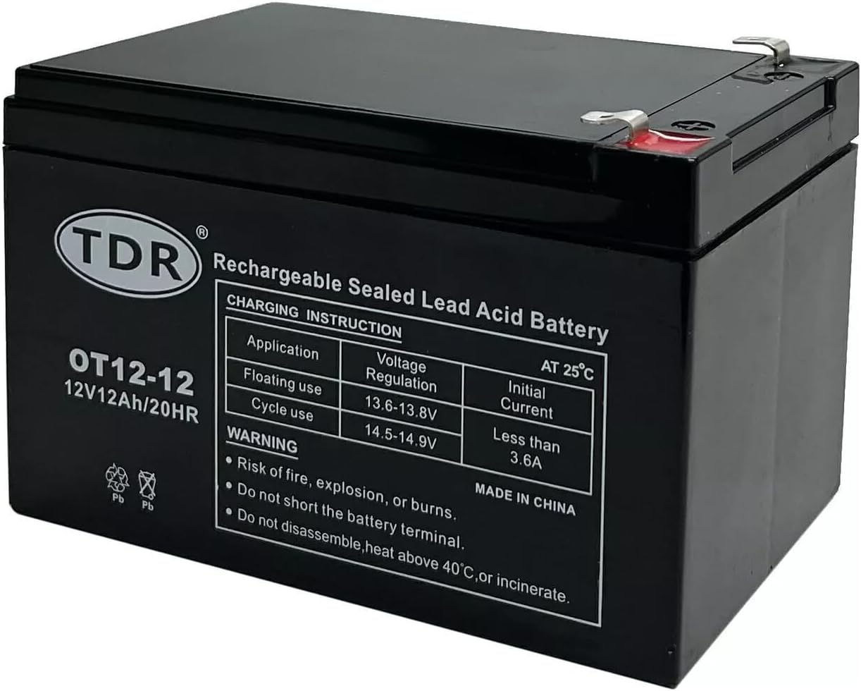 TDR OT12-12 12V 12Ah Gel Battery image number 4