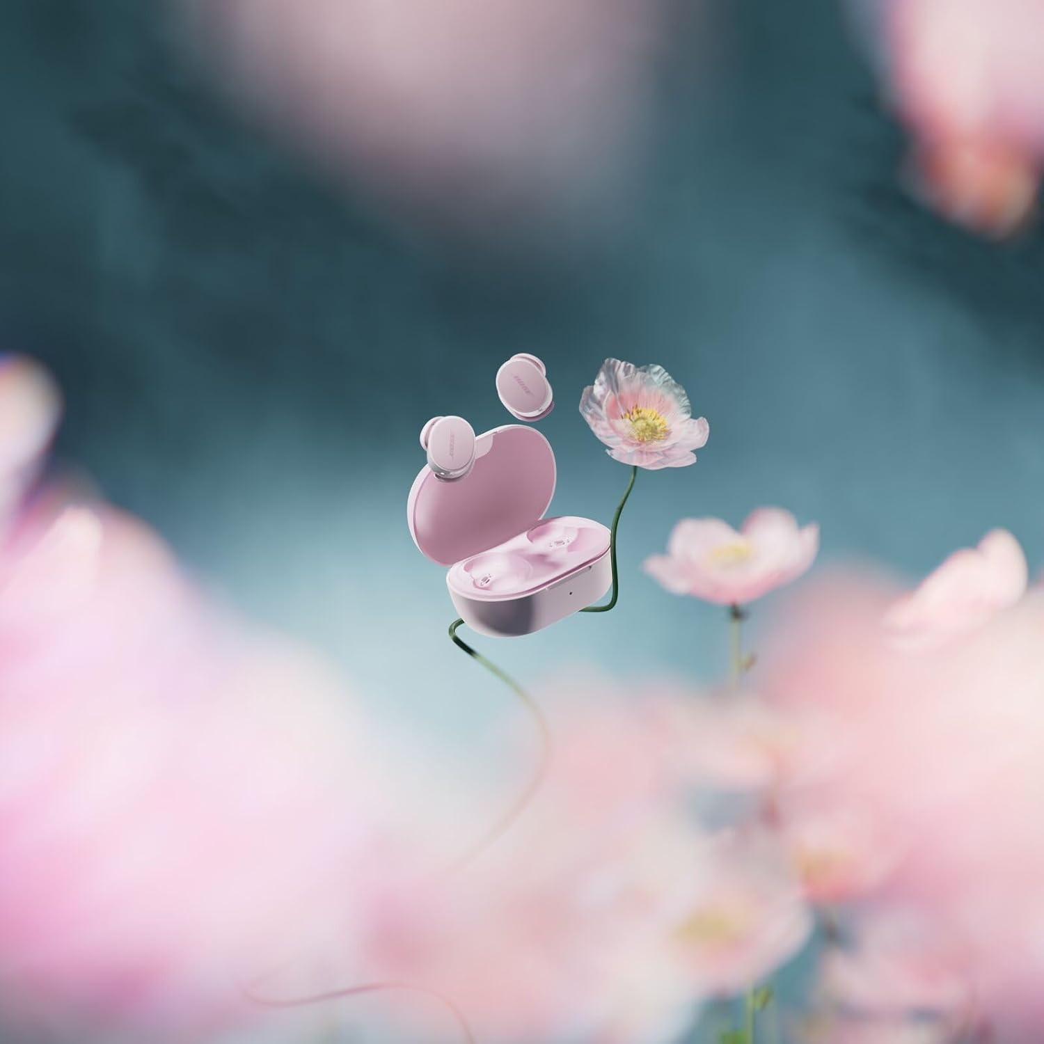 Bose Petal Pink Audio Duo - Quietcomfort Noise Cancelling Earbuds & Soundlink Flex (2Nd Gen) Portable Speaker - Limited Edition