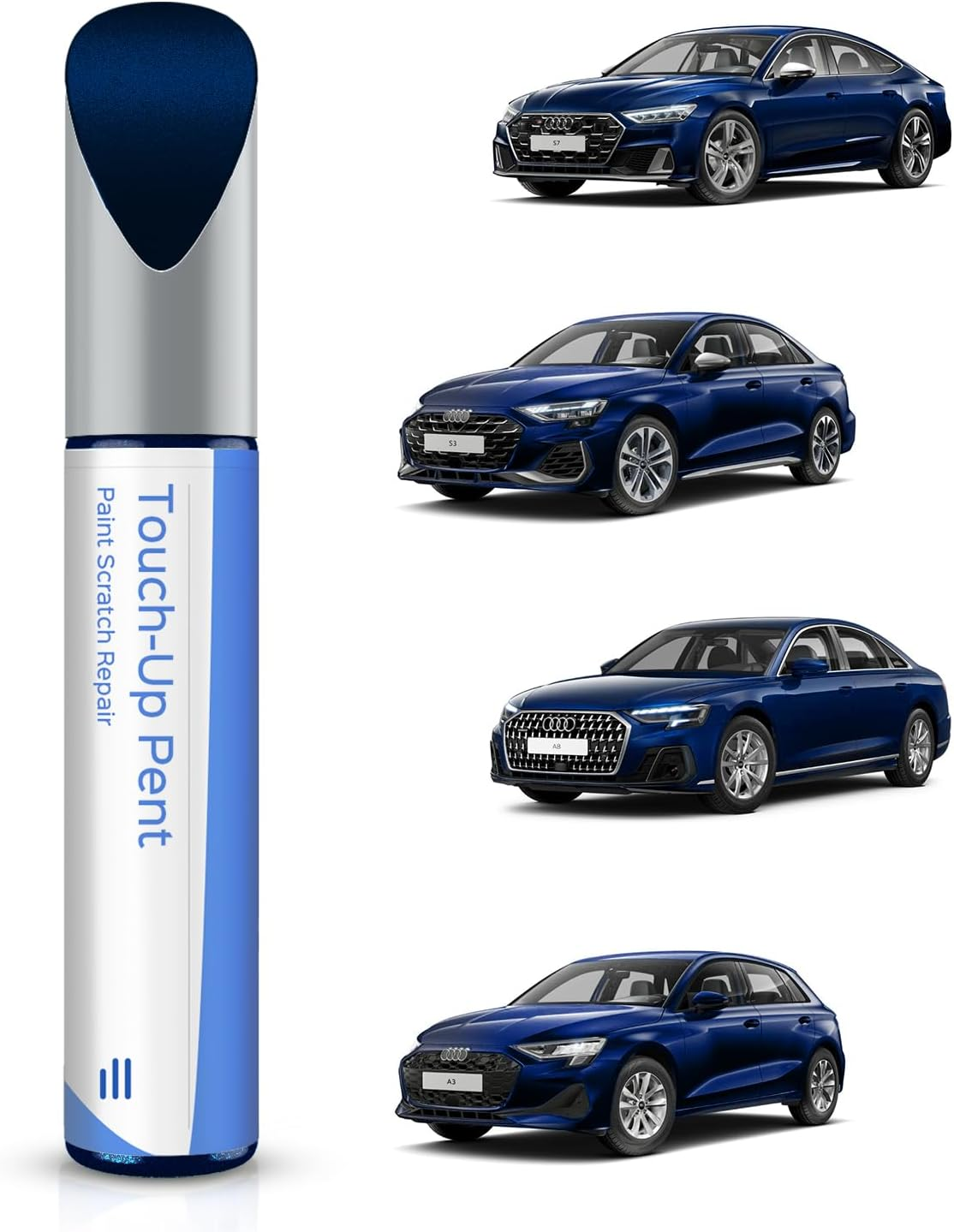 LZ7G/L5 Florett Silver Metallic Touch up Paint - Exact Match for Audi A4/A7/A8/Q3/Q5/SQ5/A6 - Scratch & Chip Repair