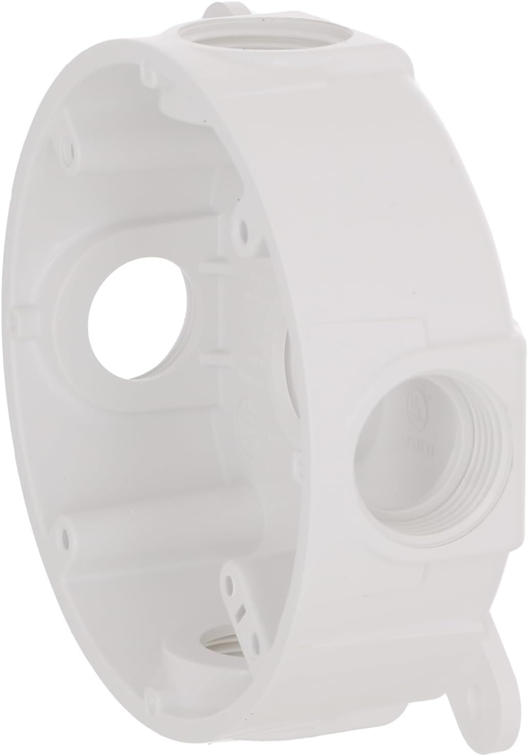 Hubbell-Bell PRB57550WH Weatherproof Box with round 1/2-Inch or 3/4-Inch Outlets, White image number 2
