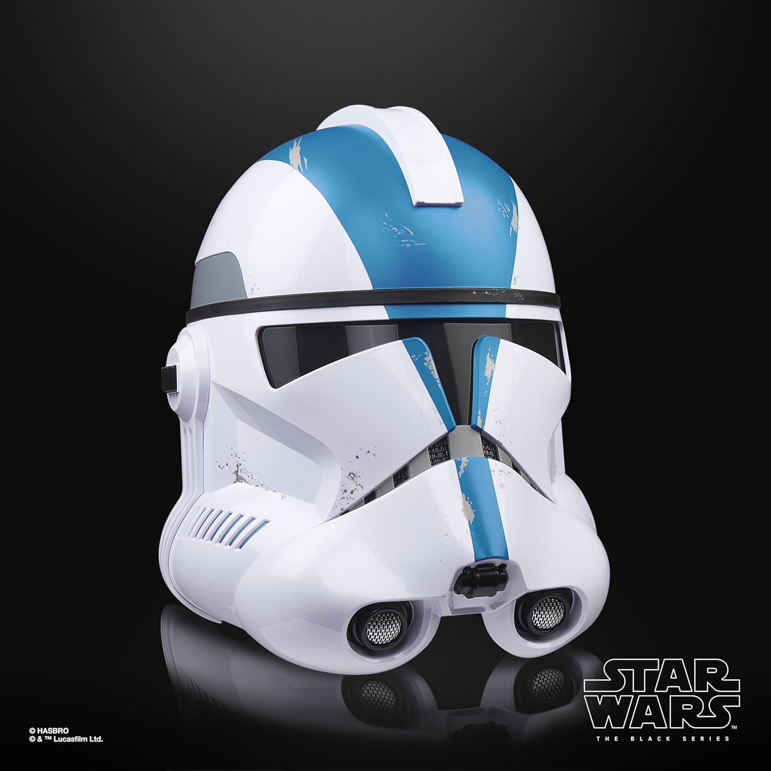 Star Wars the Black Series Clone Trooper (501St Legion) Premium Electronic Helmet, Roleplay Item for Ages 14 and Up image number 5