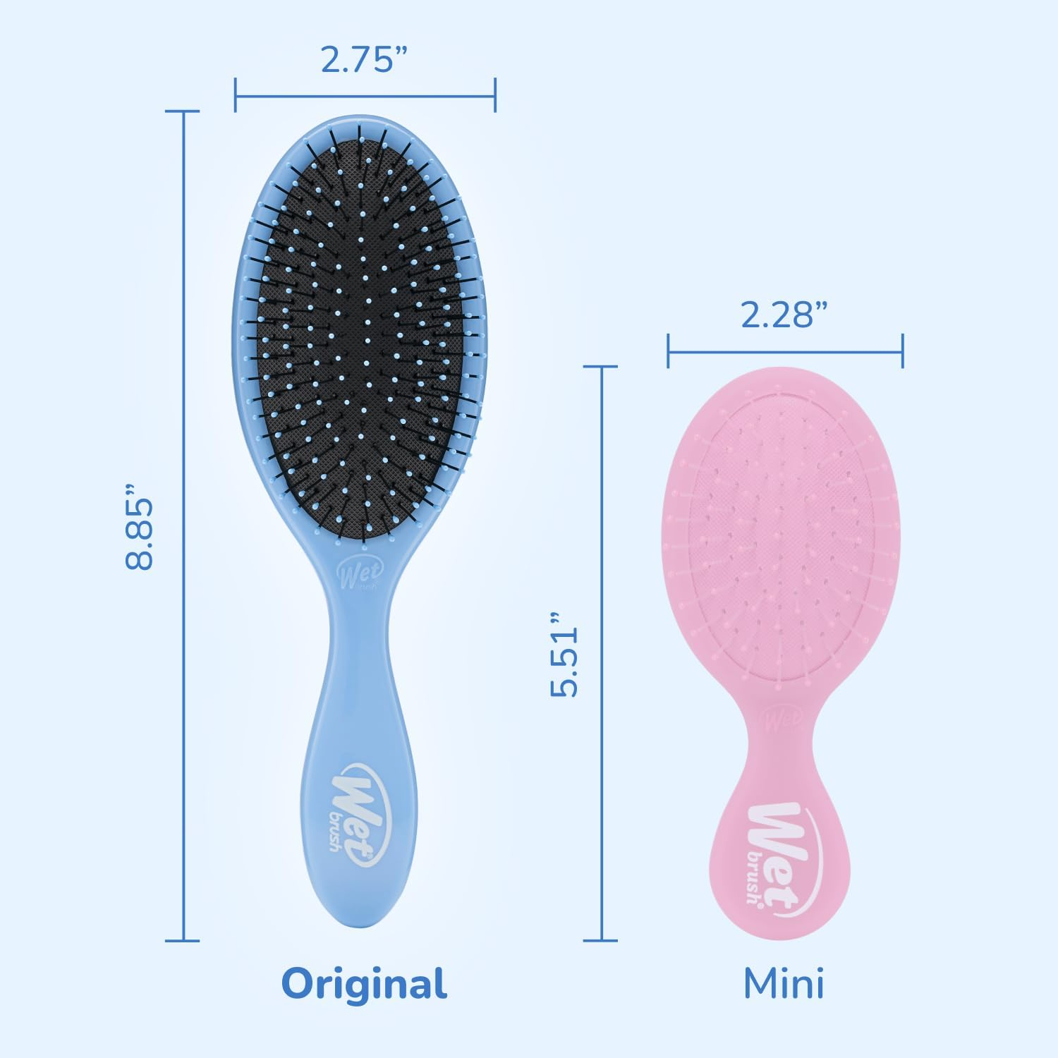 Wetbrush Detangler Hair Brush, Sky - Groovy Disco image number 5