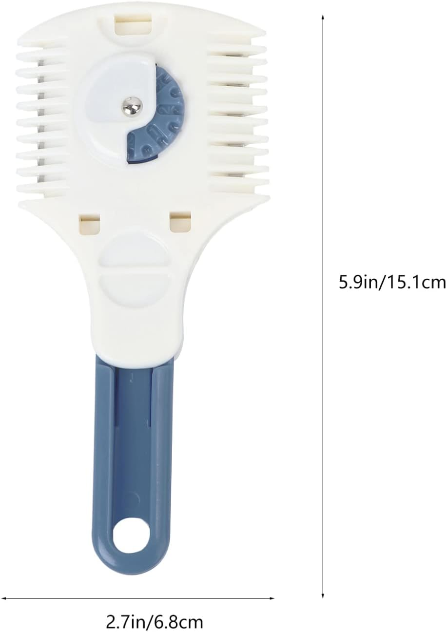 Minkissy Hair Trimmer Comb Hair Thinner Razor Comb Double Razor Blades Hair Comb Trimmer Hair Shaper Razor for Thick Haircuts and Styling image number 5