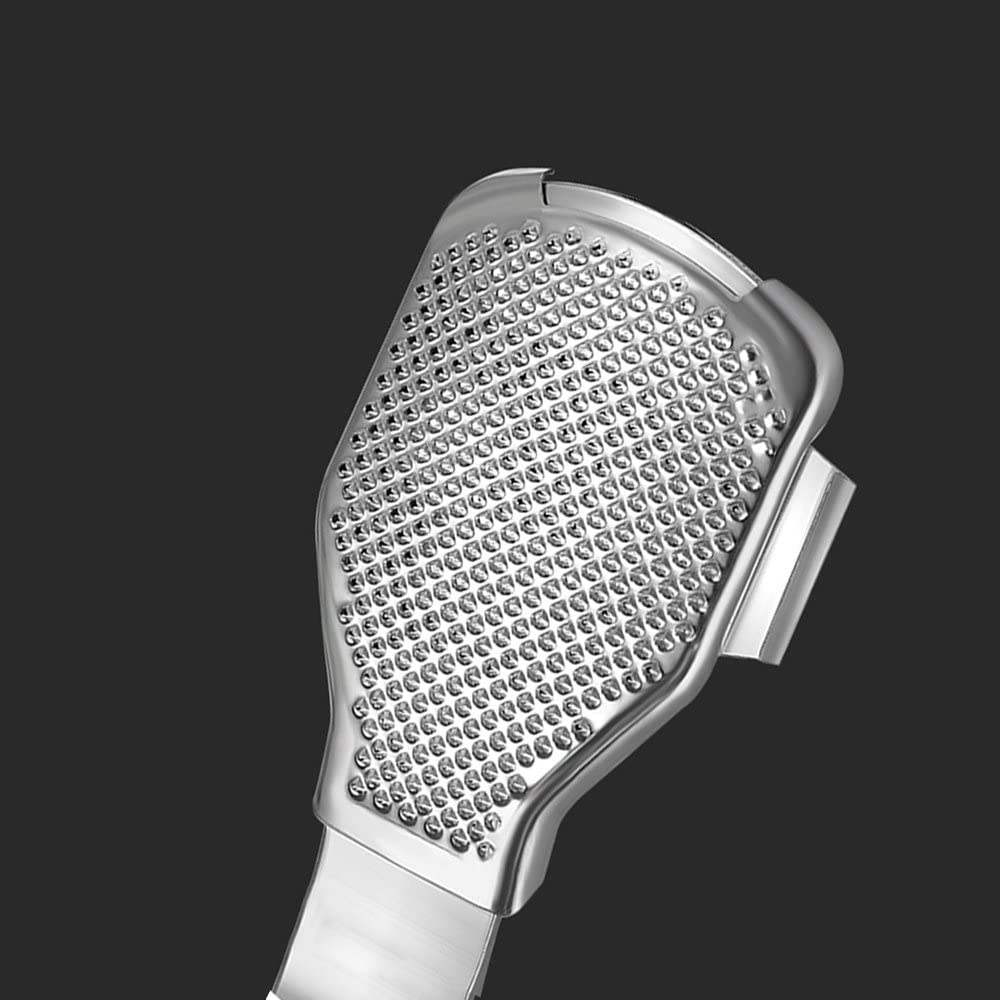 ZIZZON Foot Care Pedicure Callus Shaver Hard Skin Remover Foot Scraper Heel Scraper Wood Handle 10 Blades image number 4