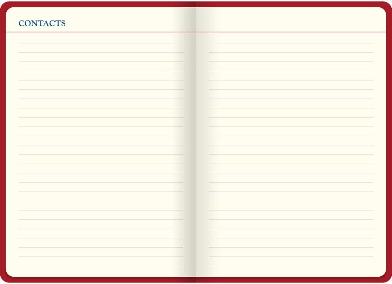 Letts of London Icon A5 5 Year Diary, Red image number 5
