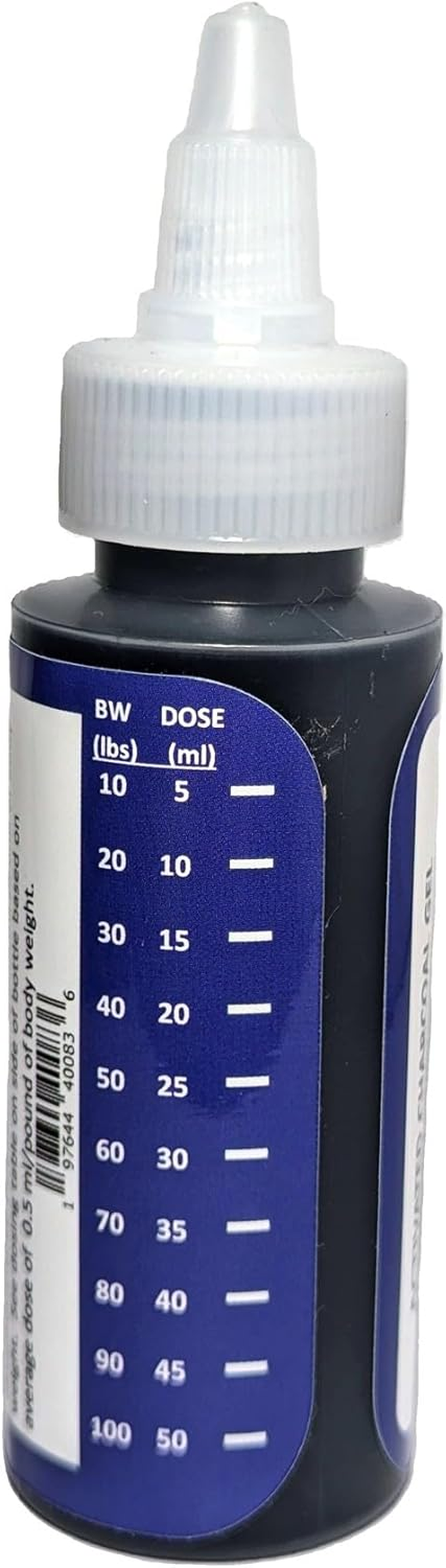 Activated Charcoal Gel 60Ml EZ Dose Bottle (1-Pack) Pet Emergency First Aid Poison Antidote Treatment image number 4