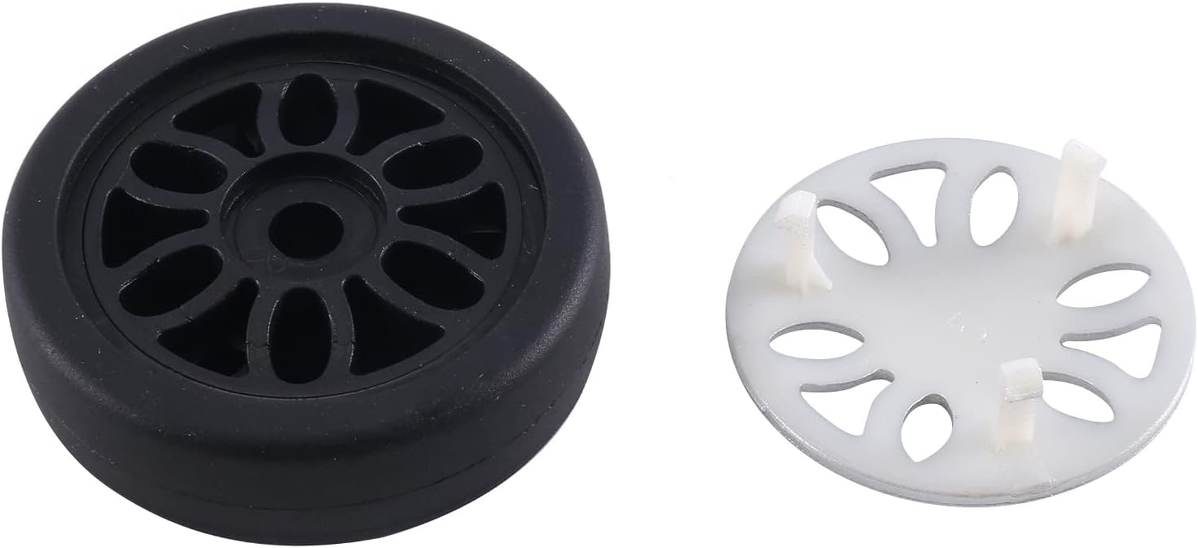 Tuperoymse M6 50Mmx12Mm Luggage Suitcase Replacement Wheels Wear PU Caster Deluxe Repair Tool 1 Pair image number 4