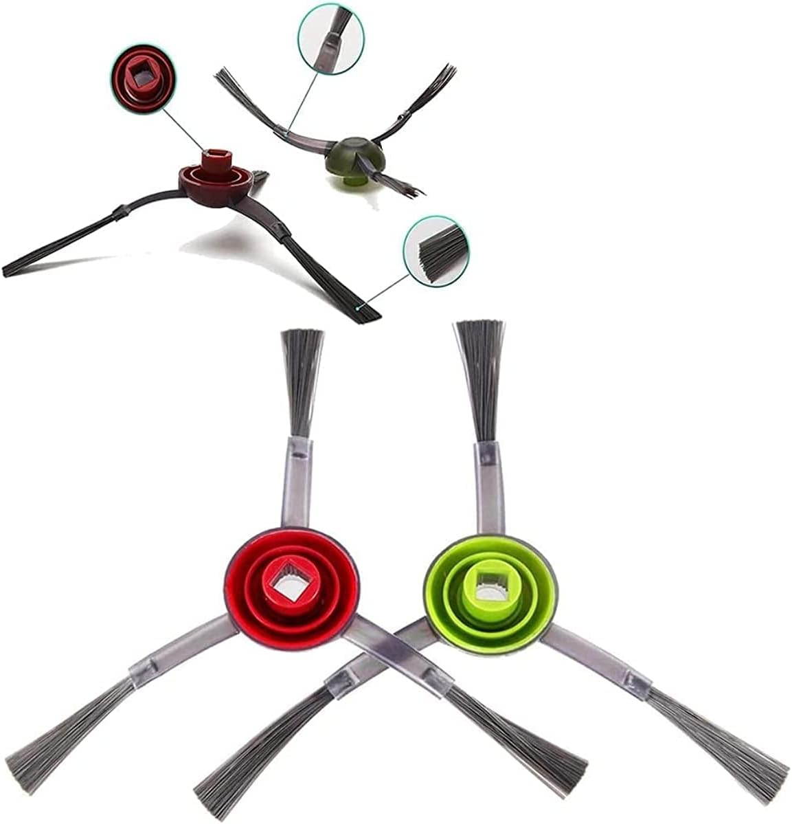 40PCS Replacement Accessories Vacuum Cleaner Parts Compatible with Ecovacs T8,T9, T9 Max- Roller Brush, Hepa Filter, Side Brush, Fragrance Capsules, Dust Bags, Mop Cloths, Robotic Cleaners Kit image number 6