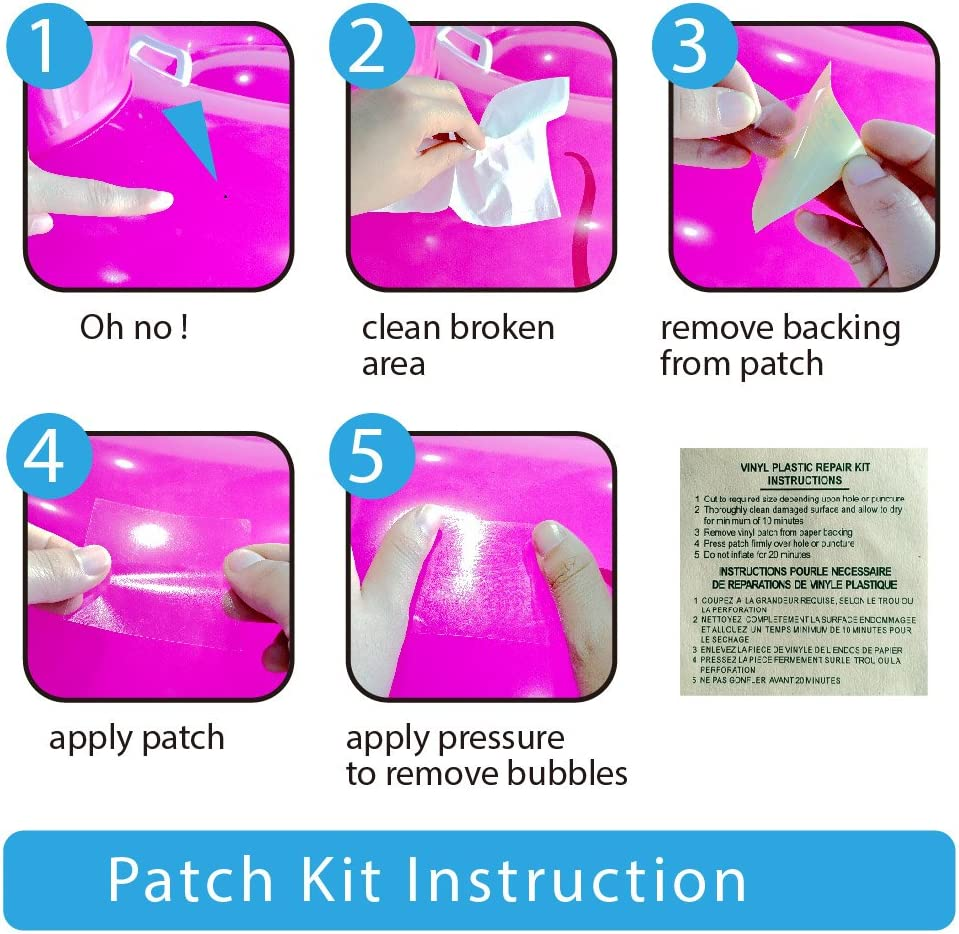 Kiddie Pool 5 Feet Watermelon Durable Inflatable Pool for Kids, Large Baby Pool Water Play Pool and Ball Pit for Indoor or Outdoor image number 3