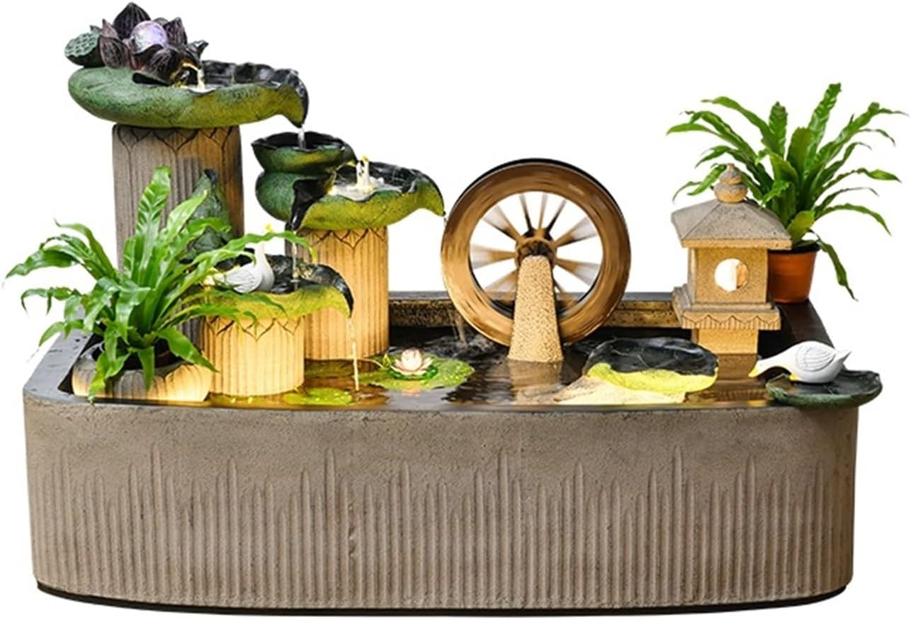 Outdoor Fountain Courtyard Fish Pond Water Decoration, Garden Circulating Fountain, Office Landscape image number 3