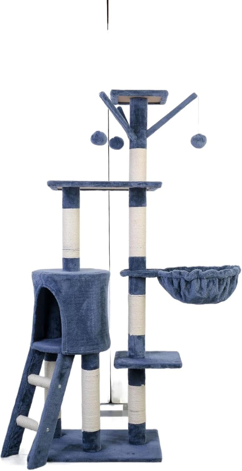 Luxury Five-Layer Large Villa Cat Climbing Frame Four Seasons Integrated Villa Cat Bed Cat Tree image number 1