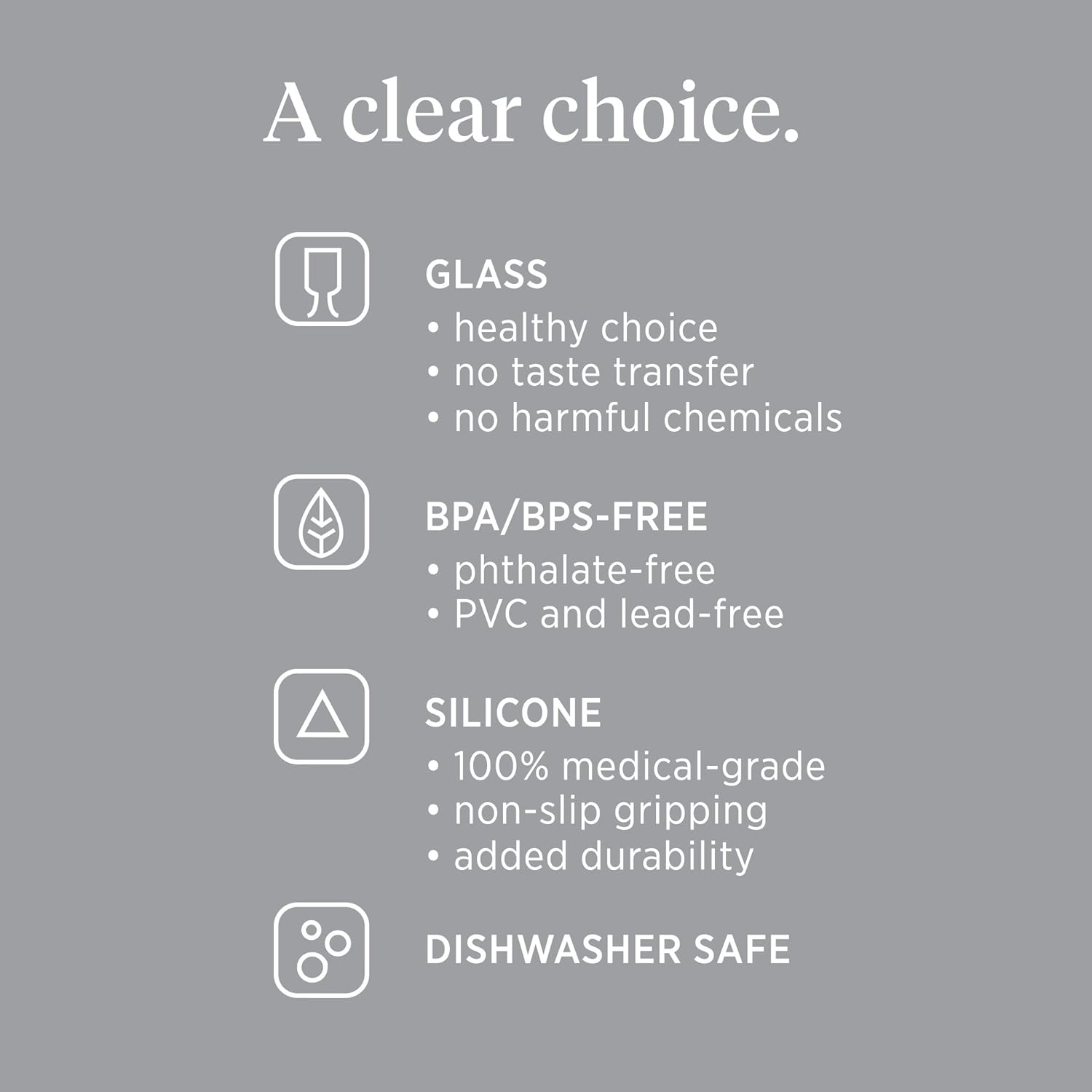 Lifefactory&reg; Classic Cap Glass Drink Bottle, 350Ml, Onyx Black, LF280019C4AUS image number 6