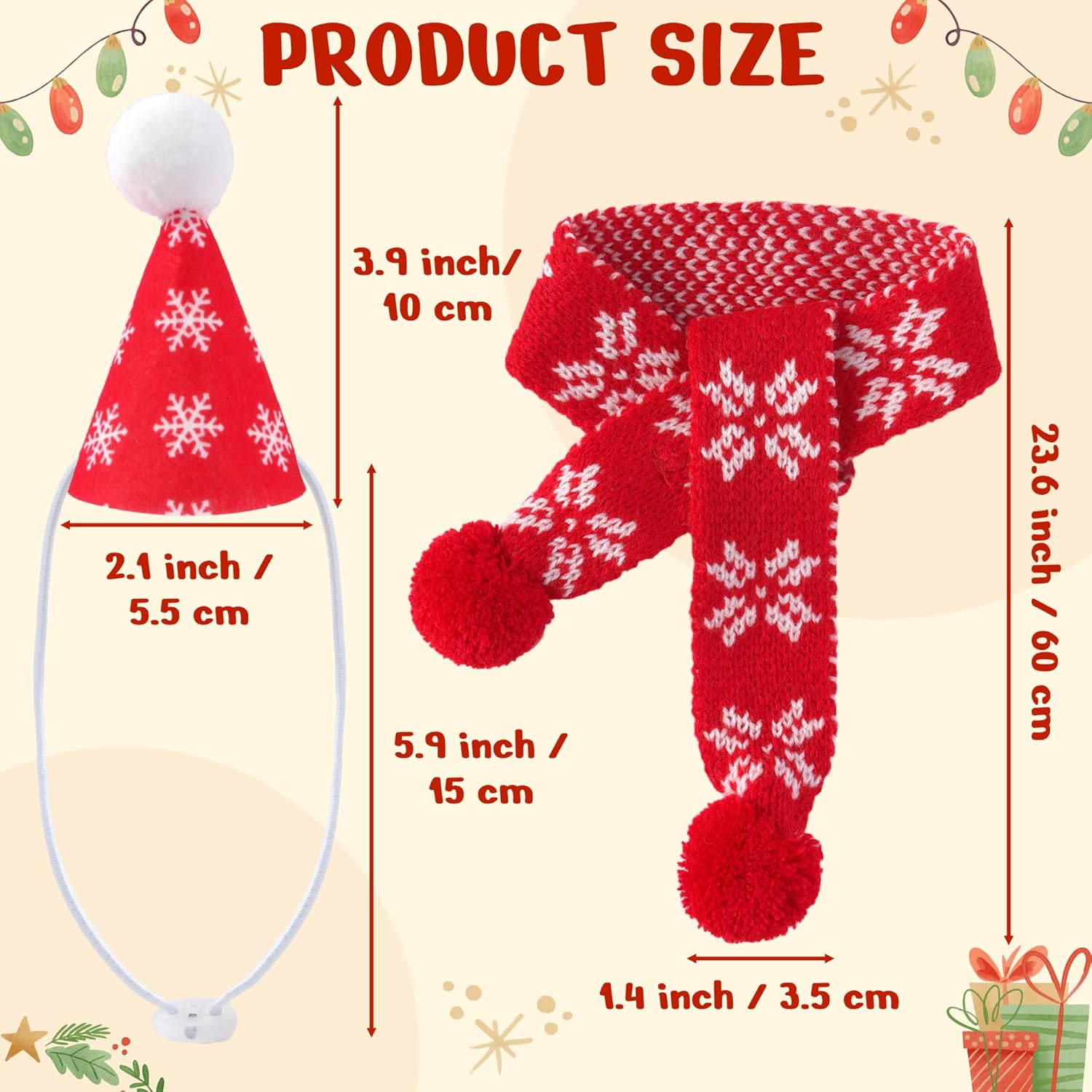 Christmas Dog Costume Snow image number 4