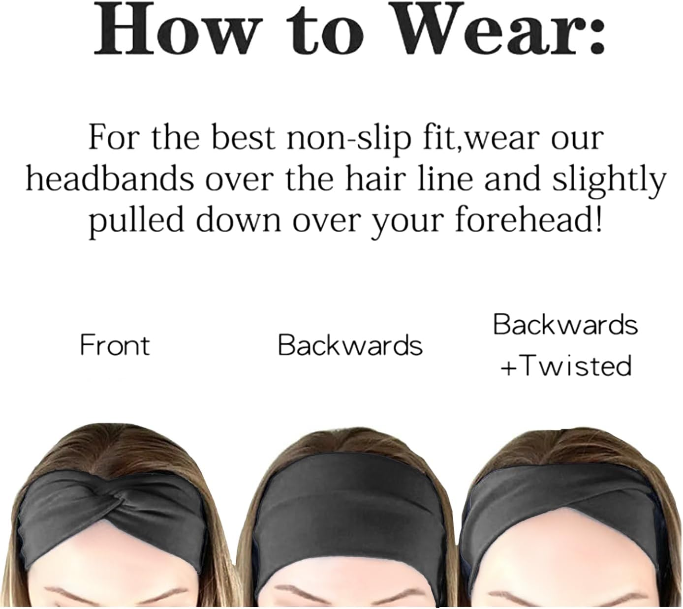 SSKHE 6PCS Headbands for Women, Wide Ladies Headband Boho, Stretchy Headbands, Print Leopard Bandanas, Fashion Knotted Hairbands, Cute Hair Bands for Women Girls Cleaning Face Makeup Yoga image number 5