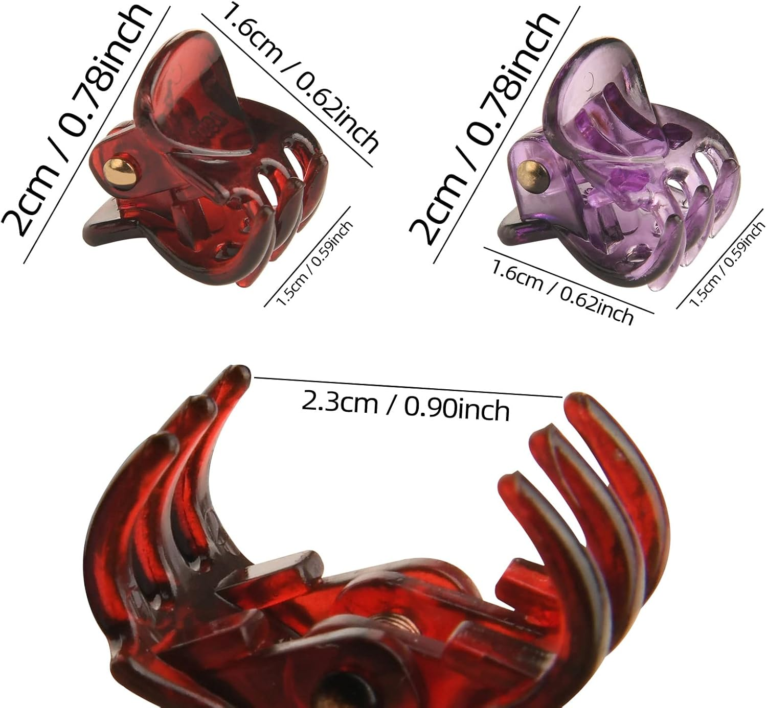 Mini Hair Gripper Small for Girls and Women image number 6