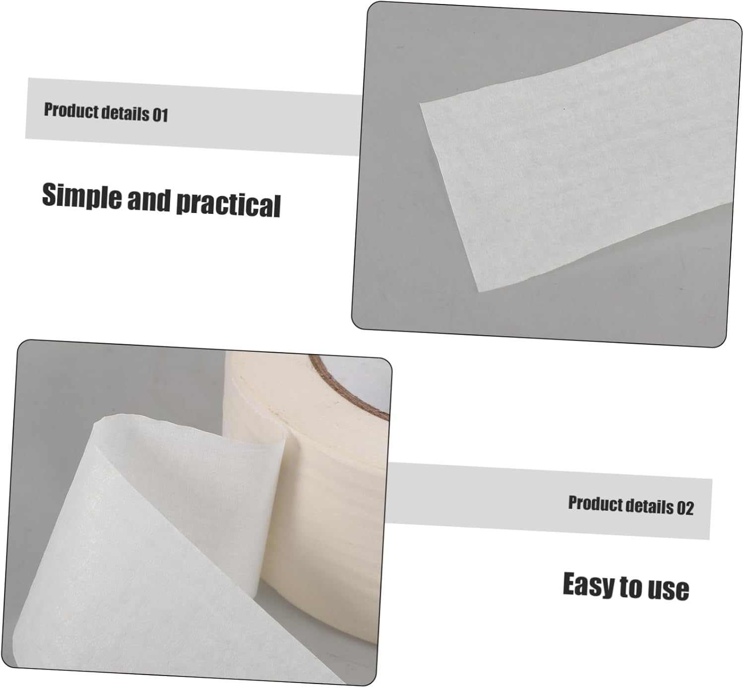 Hohopeti Automotive Masking Tape Painters Tape Roll Paint Masking Paper for Painting Delicate Surfaces image number 2