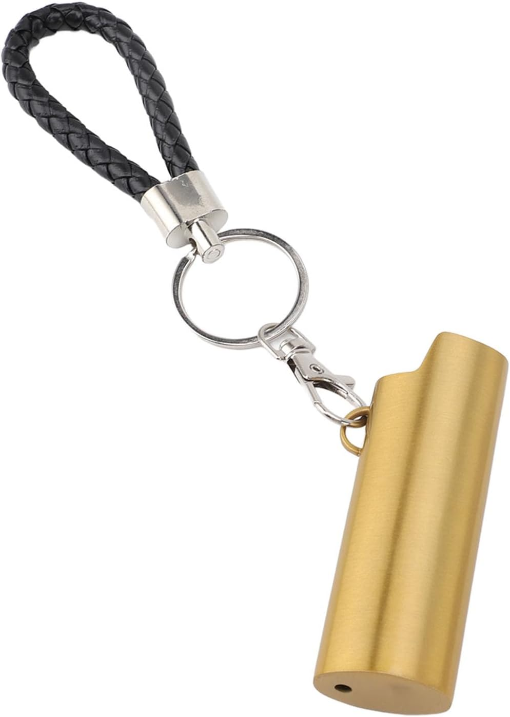 Lighter Cover Keychain, Lighter Holder Keychain anti Loss for Outdoor (Gold) image number 2