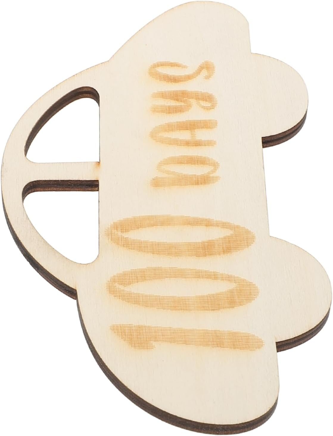 JEWEDECO Decorative Wooden Cards for Growth Record for Shower Photography and Moments Safe Material