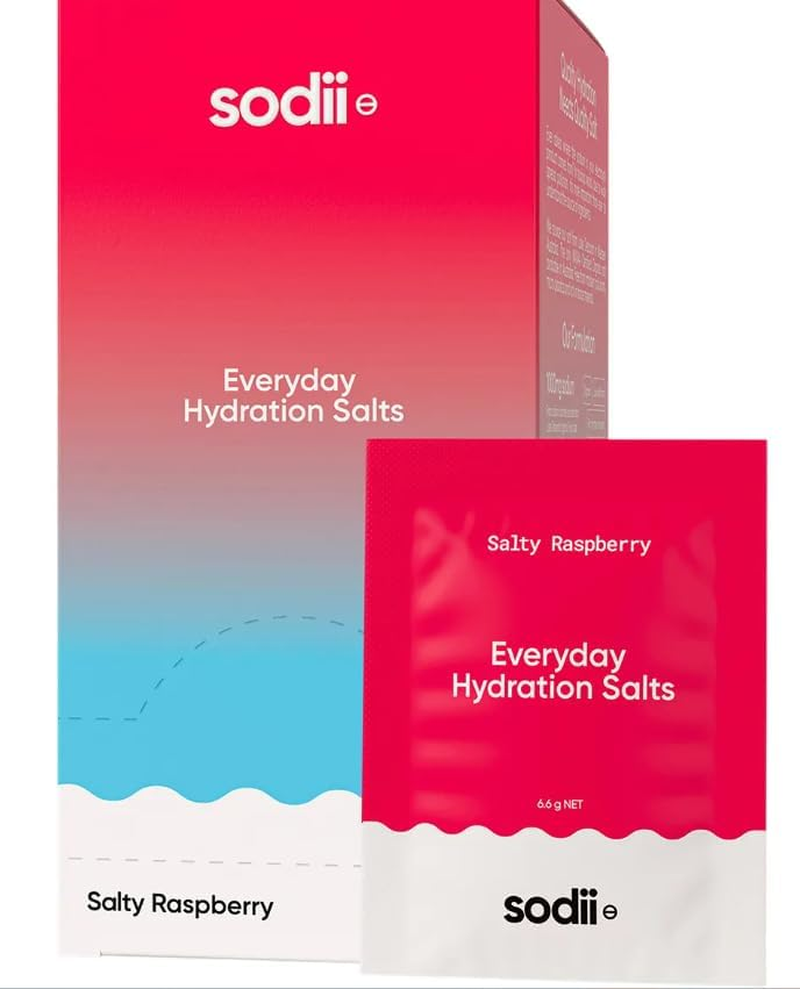 Sodii Everyday Hydration Salts, Salty Raspberry Flavour, 30 Pack