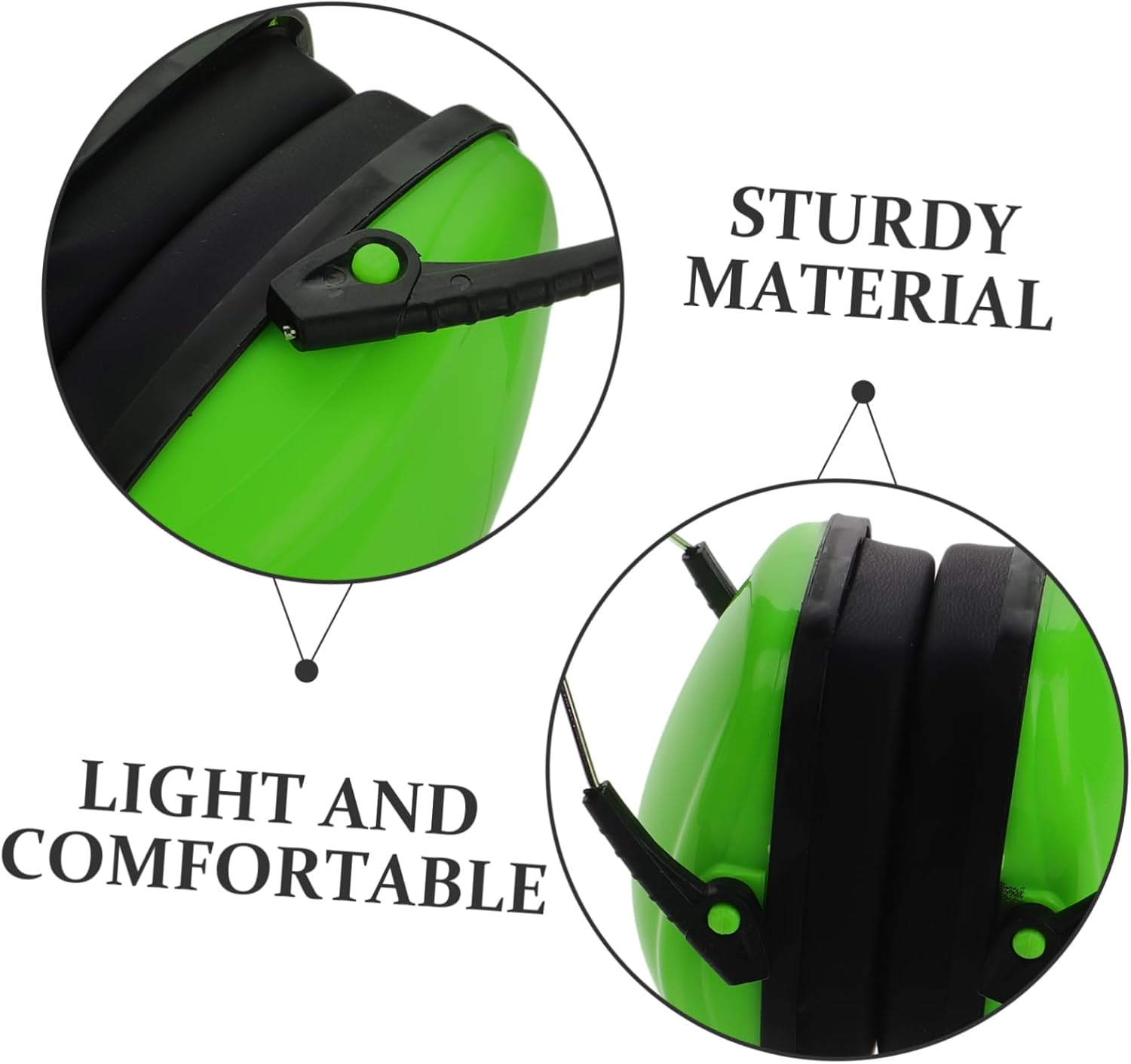 NUOBESTY Hearing Protection Earmuff for Noise Reduction Comfortable and Ear Muffs for Workshop and Study image number 1