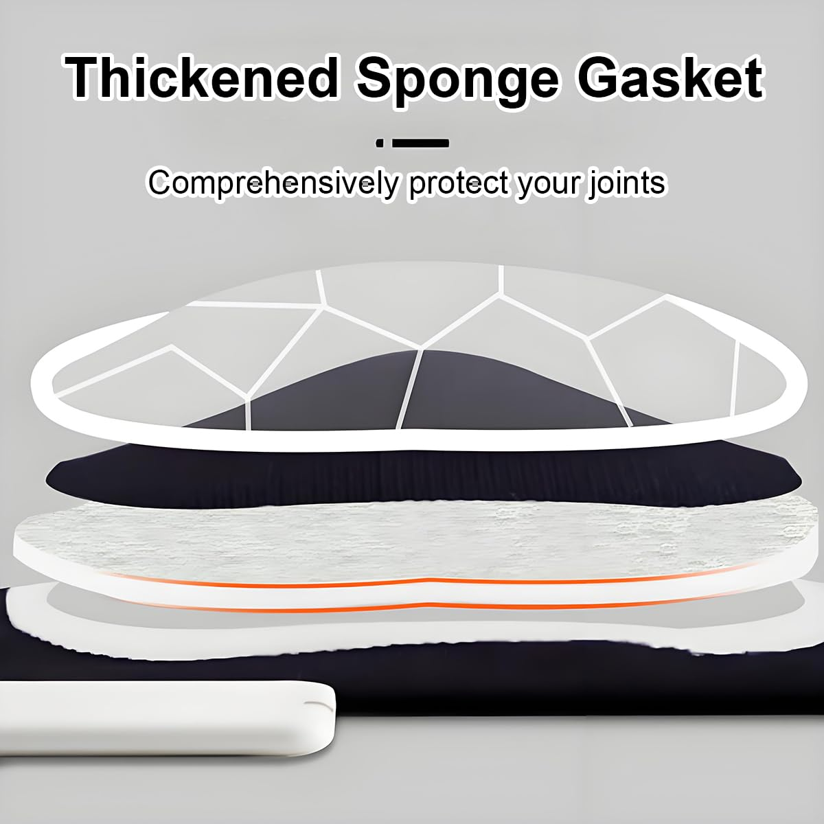 Breathable Elbow Support Sponge Elbow Pads Protective Elbow Sleeve Volleyball Knee Pads Black Elbow Protectors Elbow Brace Compression Arm Brace Elbow Wraps for Men Women image number 3