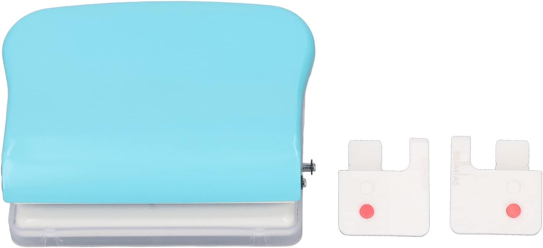 Paper Binding Machine, All Metal Lacquered Body Portable DIY Coil Book Hole Puncher Clamshell Plastic Tray for A4 A5 A6 A7 for School image number 6