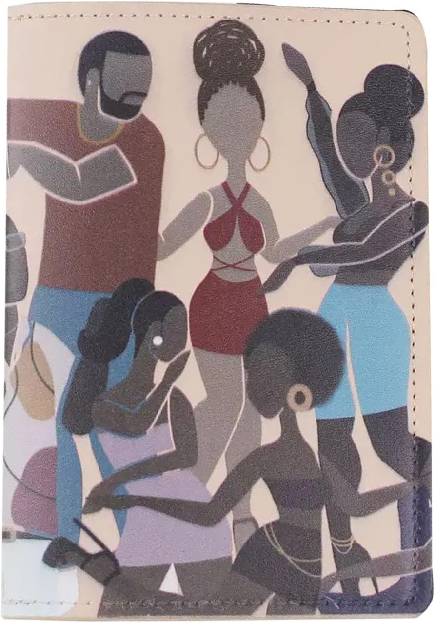 Snogisa Passport Cover for Kids, Women and Men,Travel Documents Organizer Protecto,Travel Passport Holder,Passport Holder Cover Travel Wallet, White, Mushroom, Cute image number 6