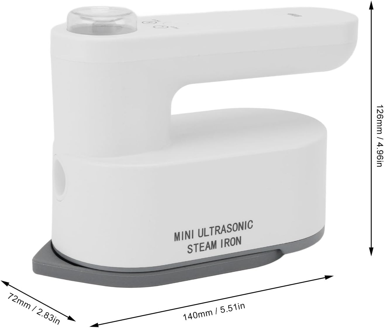 Cordless Portable Mini Steam Iron for Clothes, Handheld Rechargeable Travel Iron with Fast Heat, 2-Level Temp Control & Storage Bag, Compact for Home or Business Trips image number 1