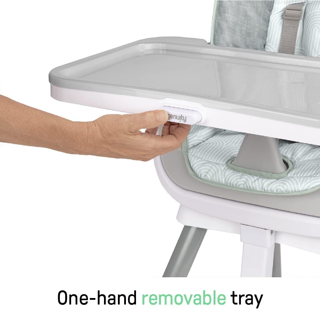 Ingenuity Beanstalk Baby to Big Kid 6-In-1 High Chair Converts from Soothing Infant Seat to Dining Booster Seat and More, Newborn to 5 Yrs - Ray image number 5