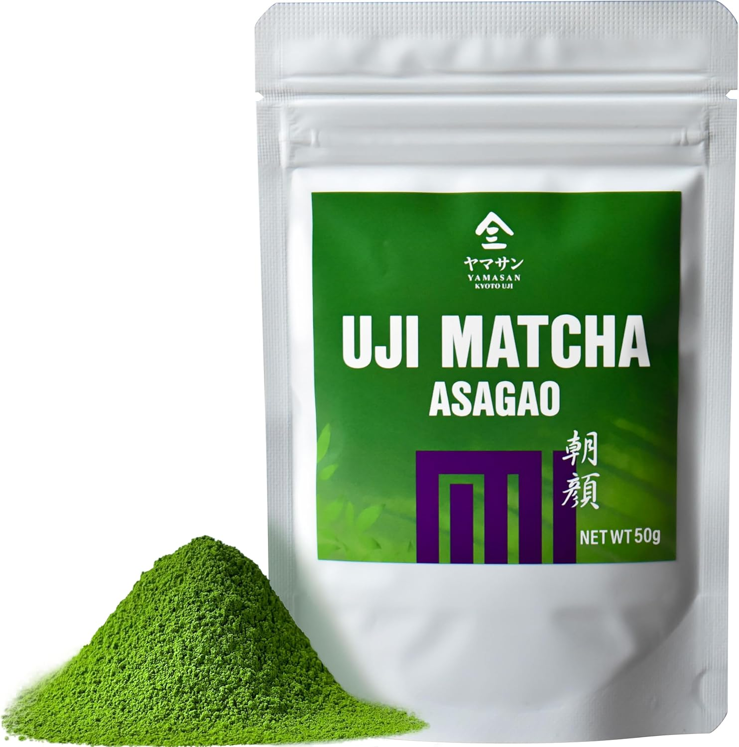 YAMASAN KYOTO UJI Ceremonial Grade Matcha, Premium First-Harvest Matcha Powder, Authentic Japanese Origin, Vegan, Sugar Free, Made in Uji, Kyoto, Japan, 50G image number 1