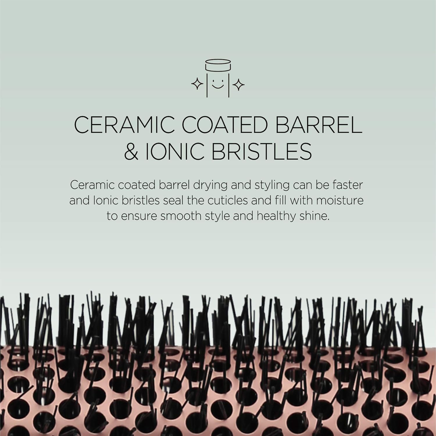 F3 Systems Magic Curling Thermal Brush Set (1&1.7Inches), Cut Drying Time, Self-Standing round Brush, Great Blowout,Ceramic Coated Barrel,Quick Styling,Blowout Volume,Ionic Thermal Barrel, Wave Styler image number 1