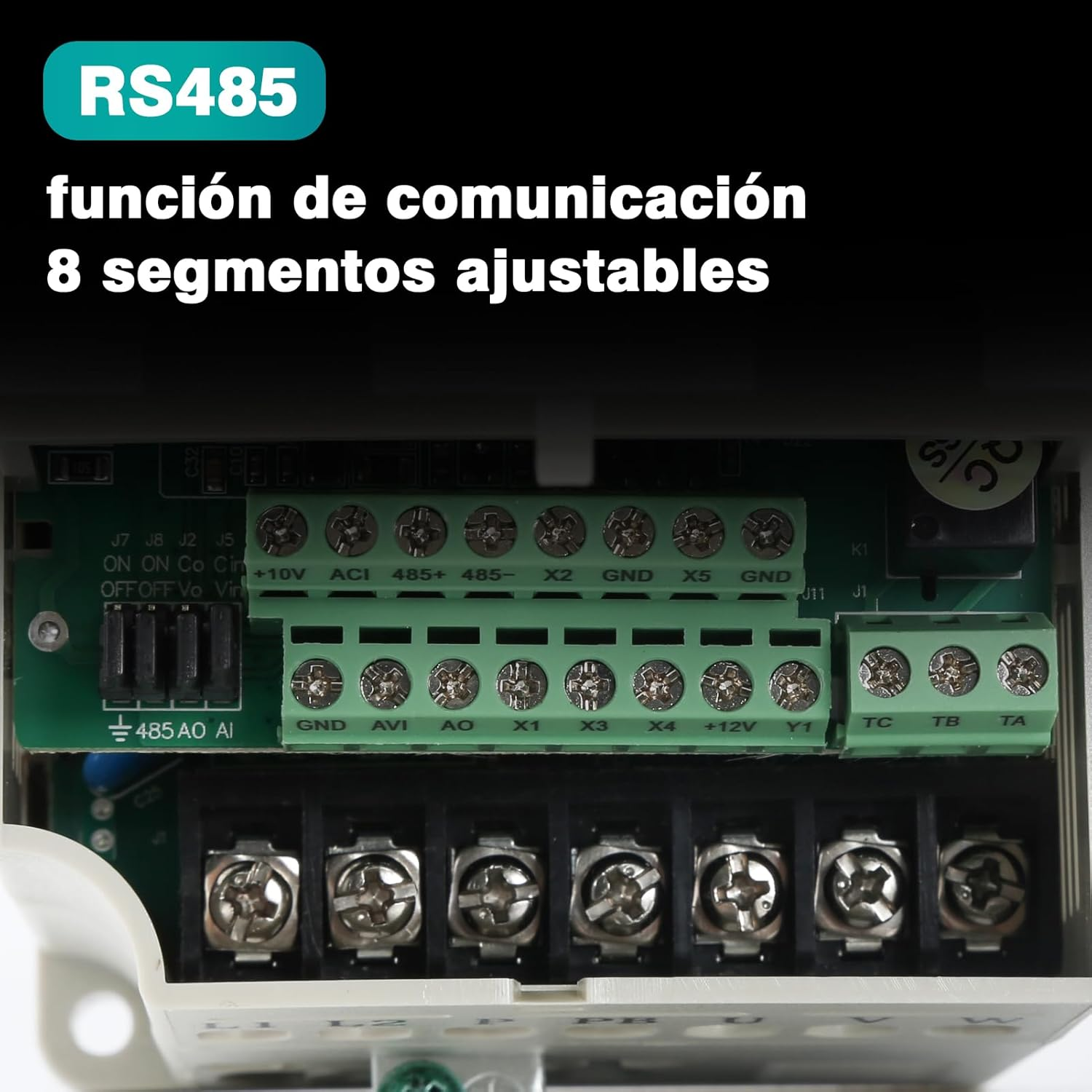 220V Frequency Converter, 0.75KW 1Phase Input 3 Phase Output Variable Frequency Drive, VFD Inverter Frequency Converter Motor Speed Controller for Spindle Motor Speed Control image number 1