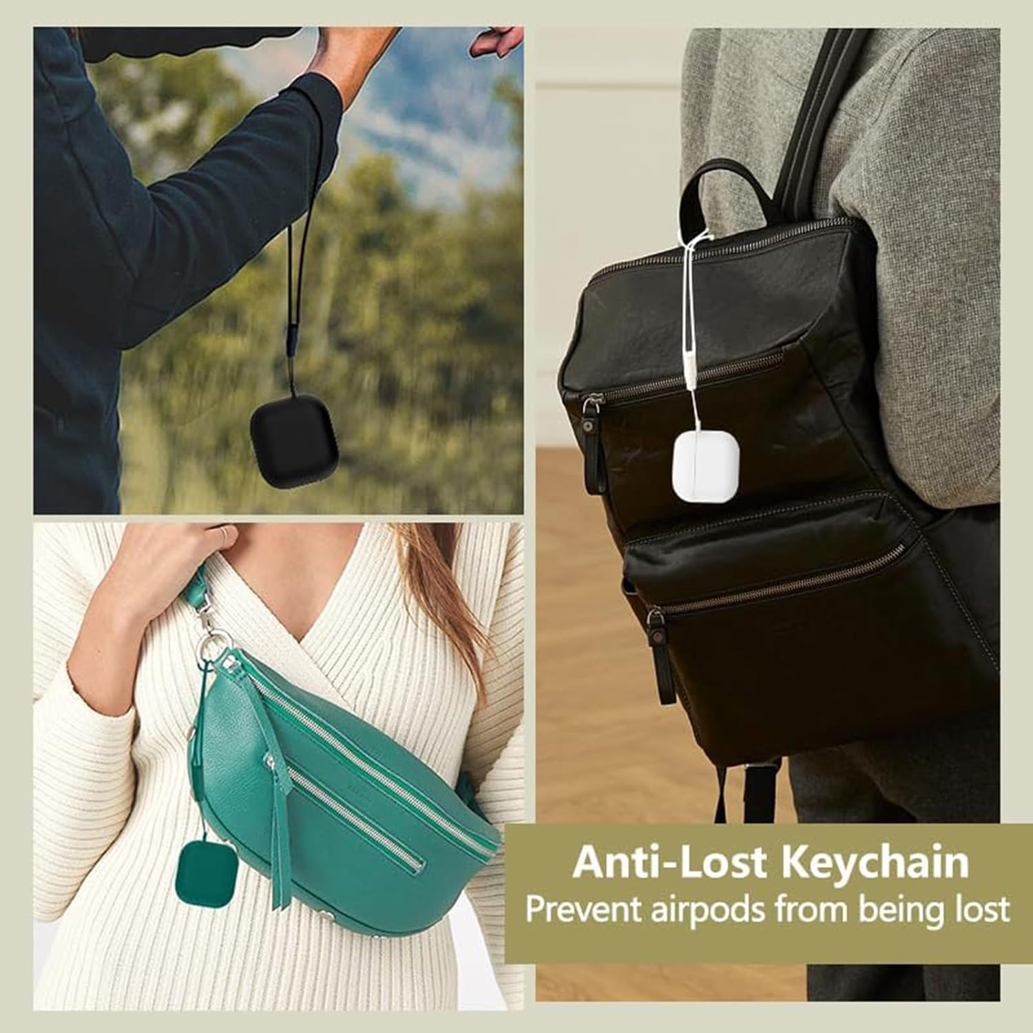 MOIHSING for Airpods Pro 3 Case, Soft Silicone Protective Skin Cover Compatible with Airpods Pro Case 3Rd Generation (2025), Compatible Magsafe, Full Drop Protection Cover with Lanyard, Purple